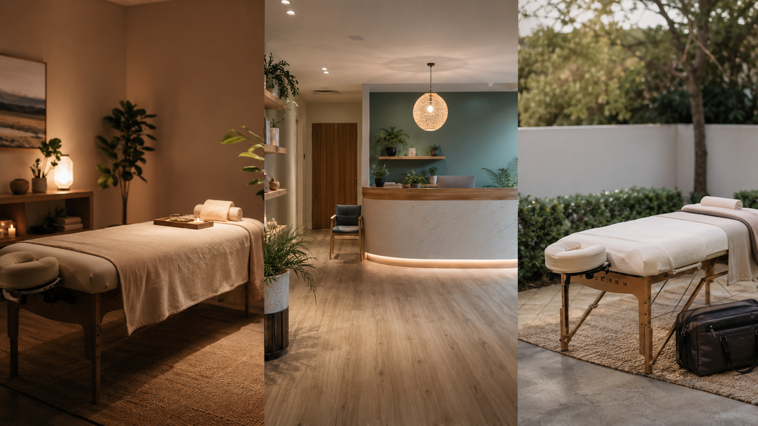 Comparison of spa clinic and mobile massage settings
