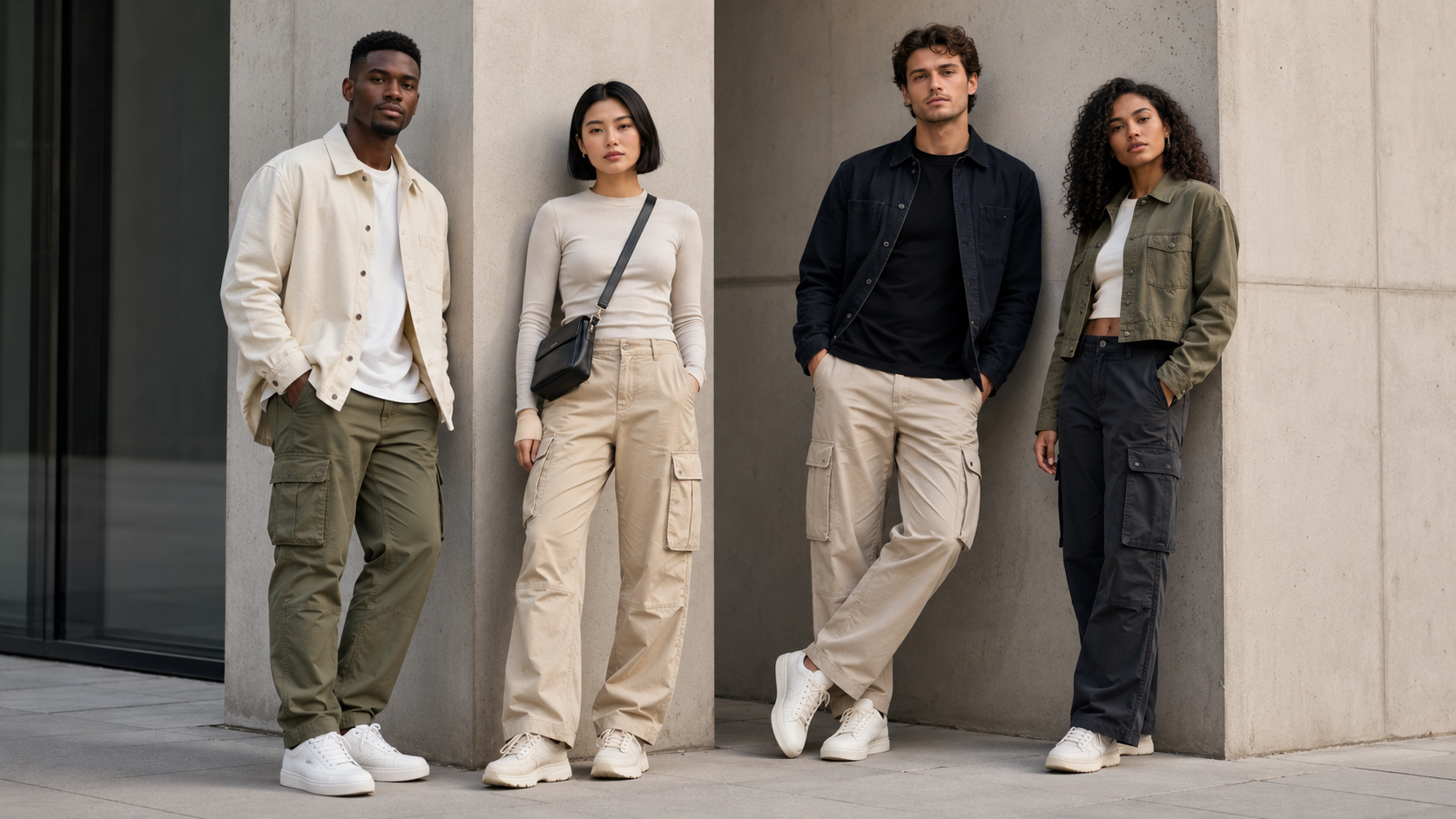 Adults styling practical modern cargo pants