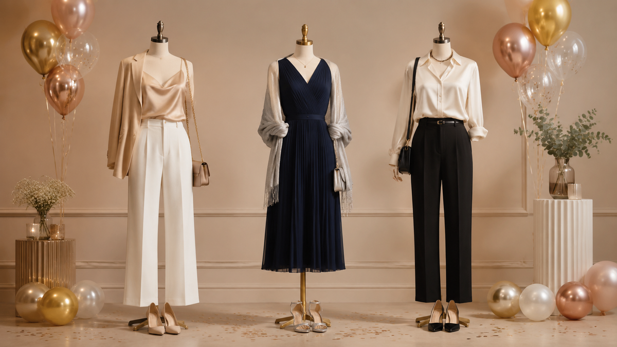 Tasteful birthday outfit ideas in a celebratory setting
