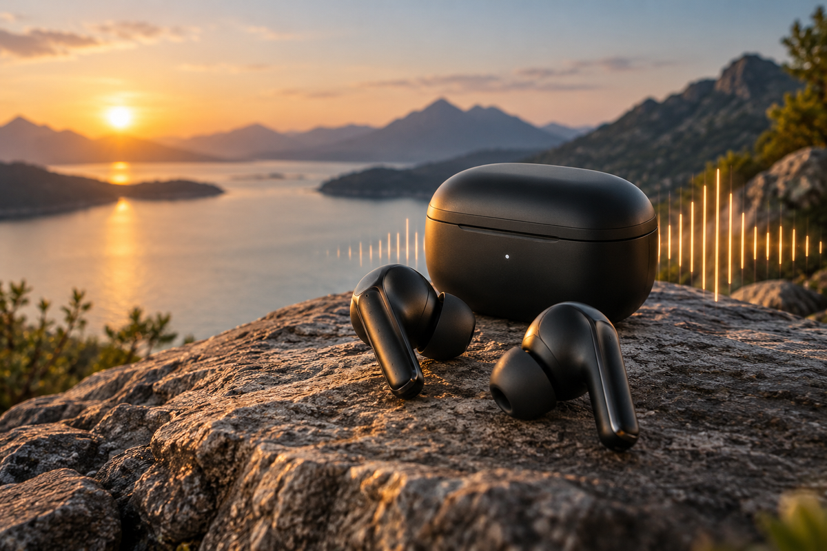 earbuds with bass shown in a clean practical setting for comparison