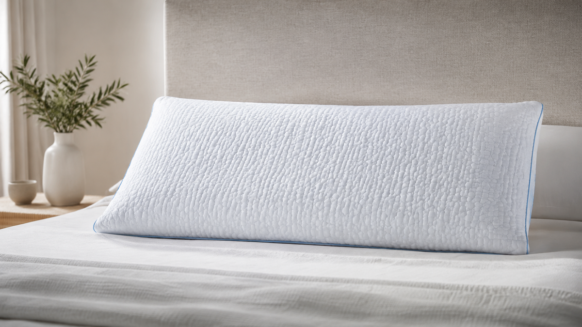 Unbranded king size cooling pillow with breathable cover