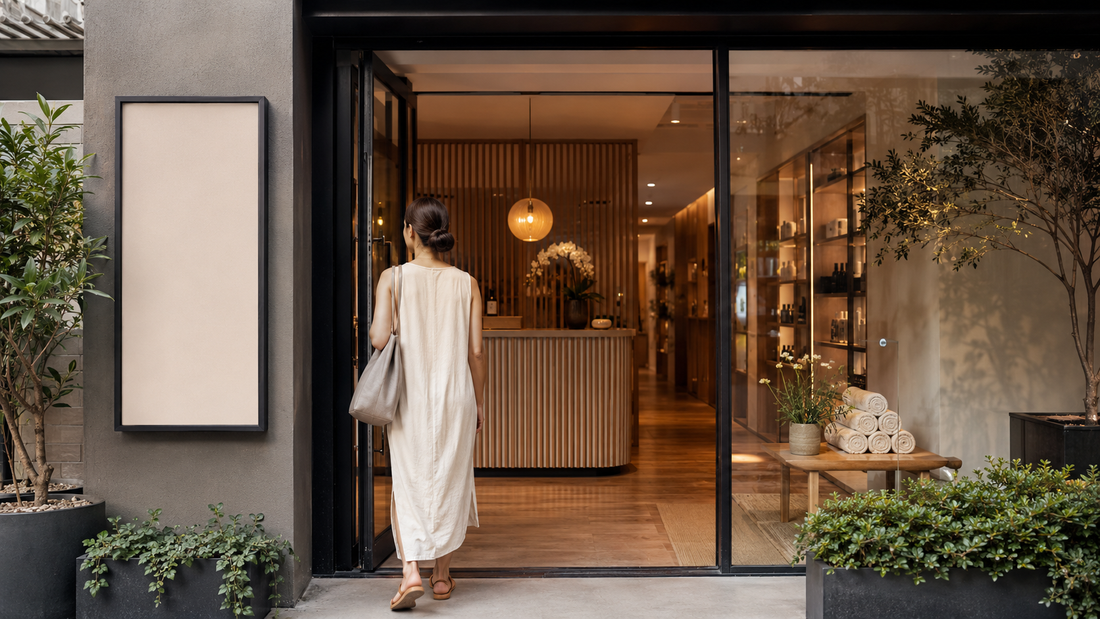 Inviting local spa and massage reception