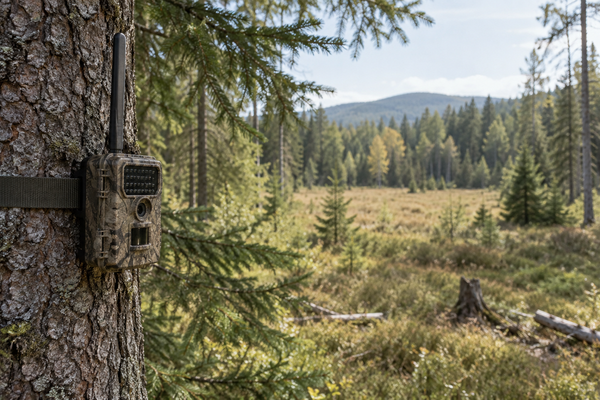 outdoor wildlife camera wireless shown in a clean practical setting for comparison