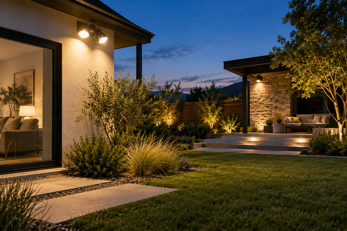smart flood light bulbs shown in a clean practical setting for comparison