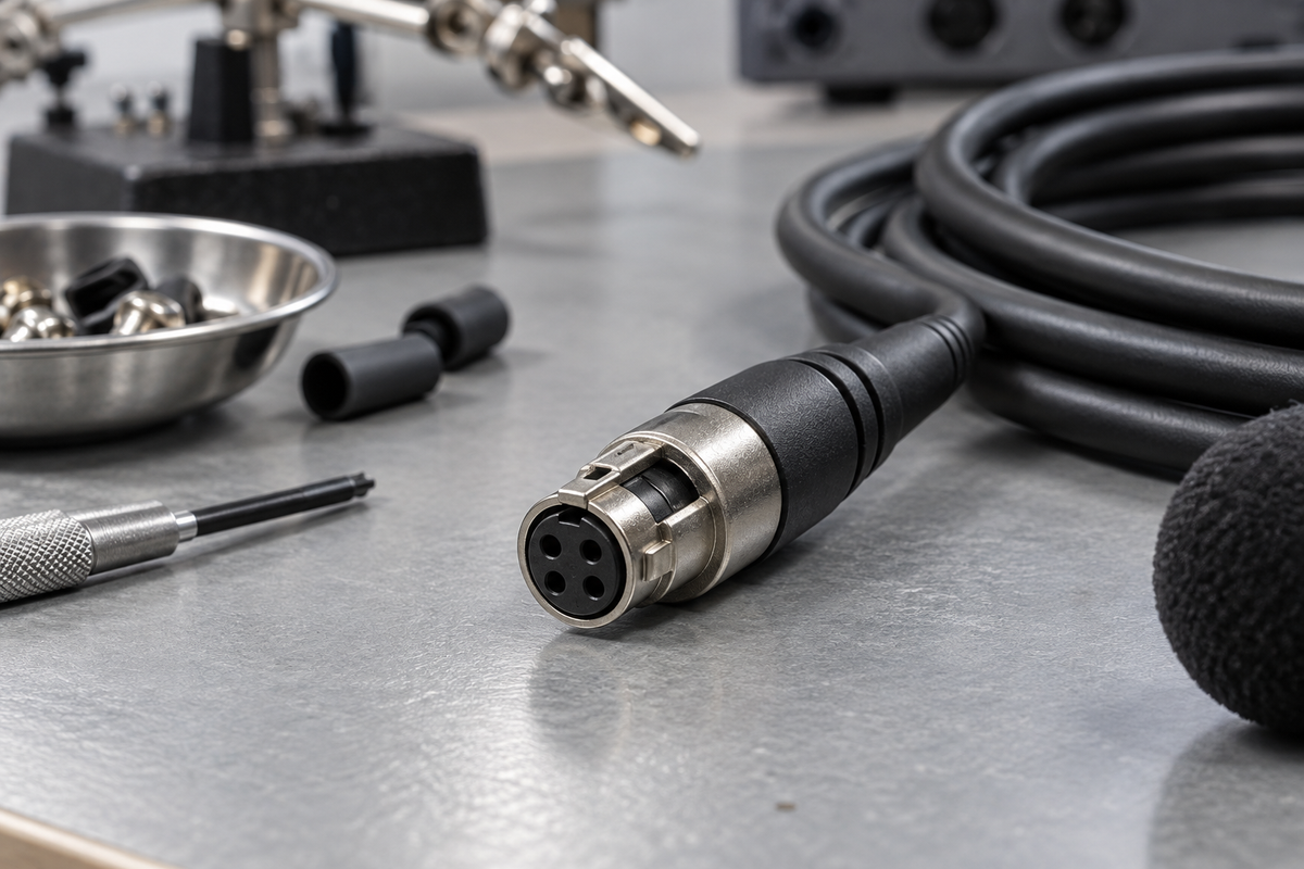 ta4f connector shown in a clean practical setting for comparison