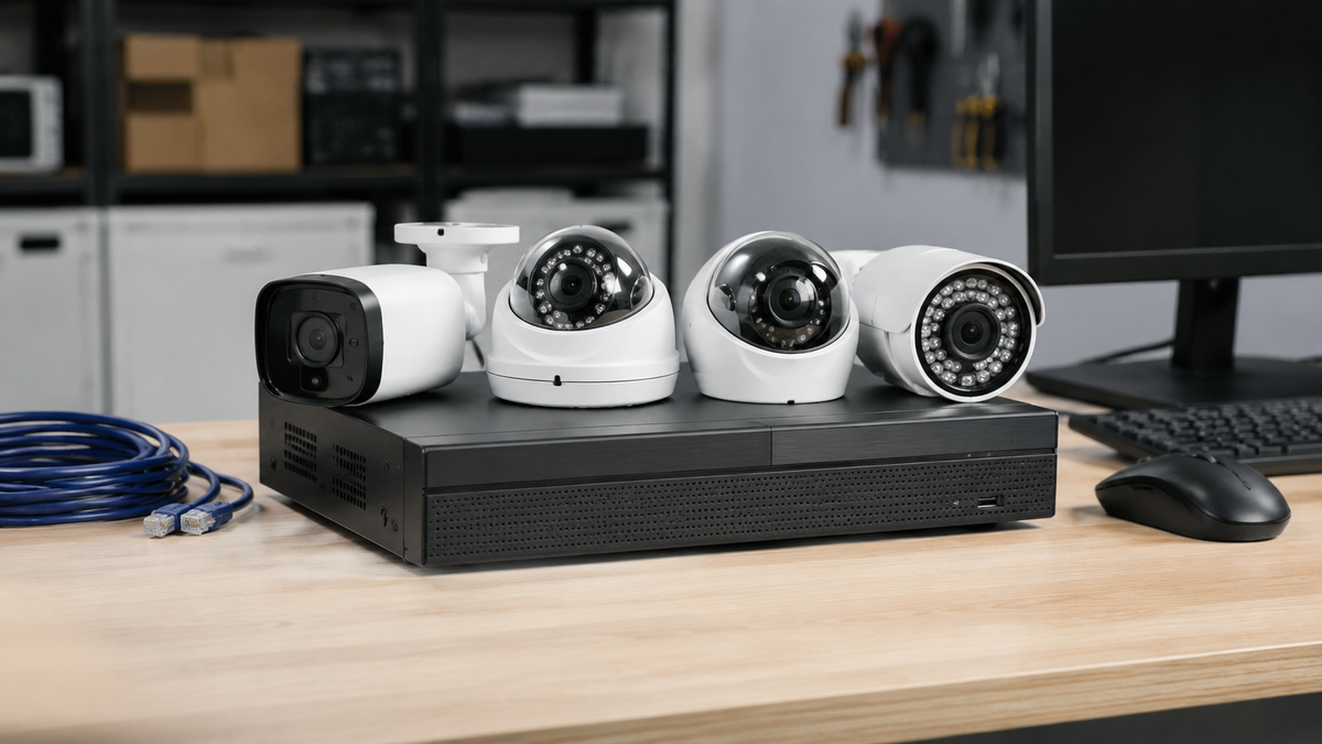 Unbranded high-resolution 8K security camera and recorder