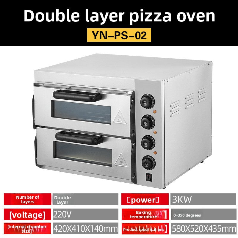 Stainless steel pizza oven