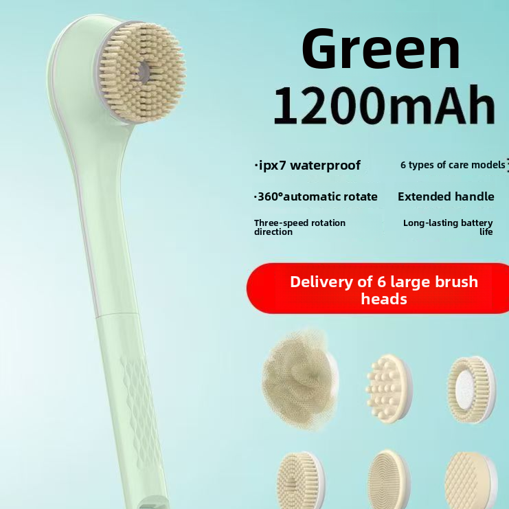 Electric Dual-Handle Bath Brush