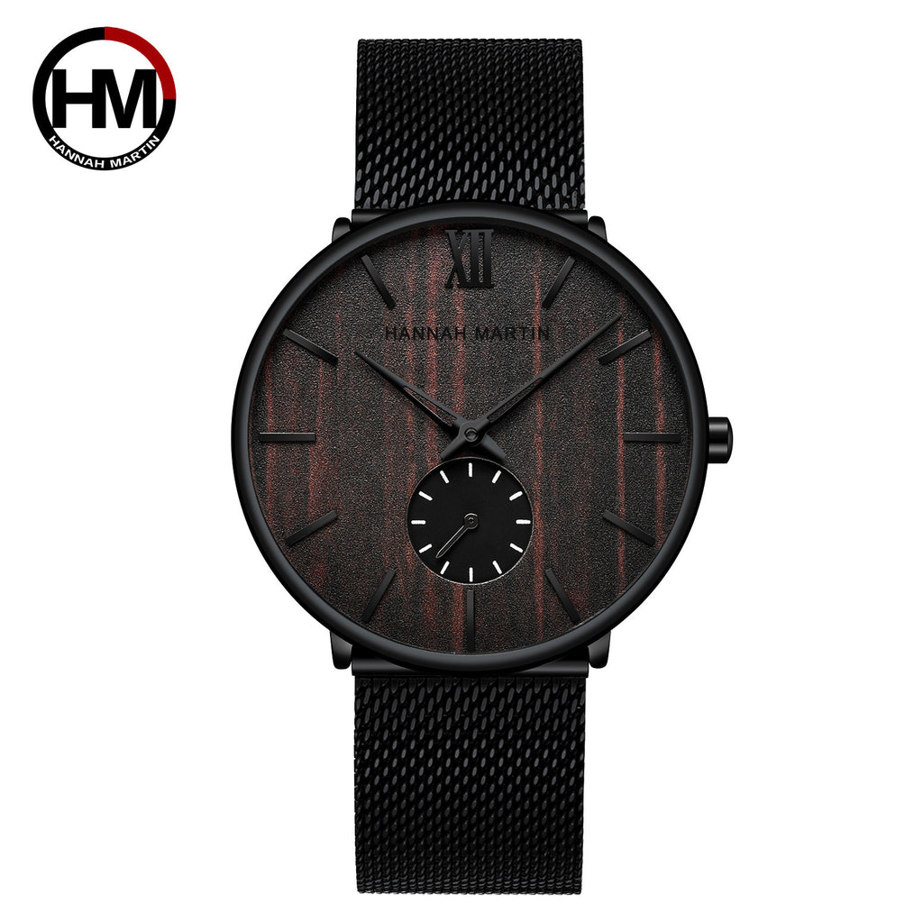 Men's Natural Wood Dial Quartz Watch