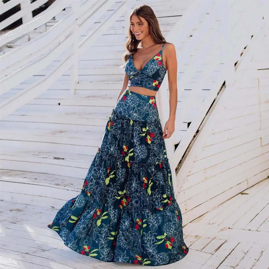 Separate high-waisted dress