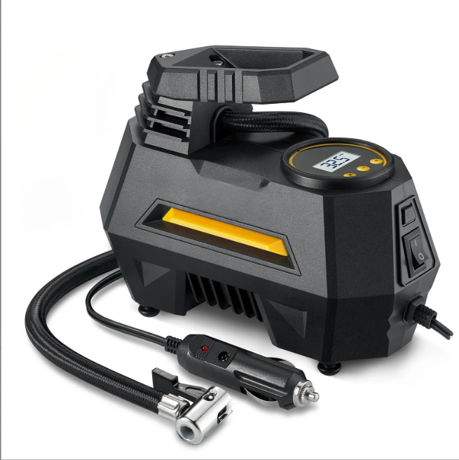 Portable Car Tire Inflator Pump with Digital Display