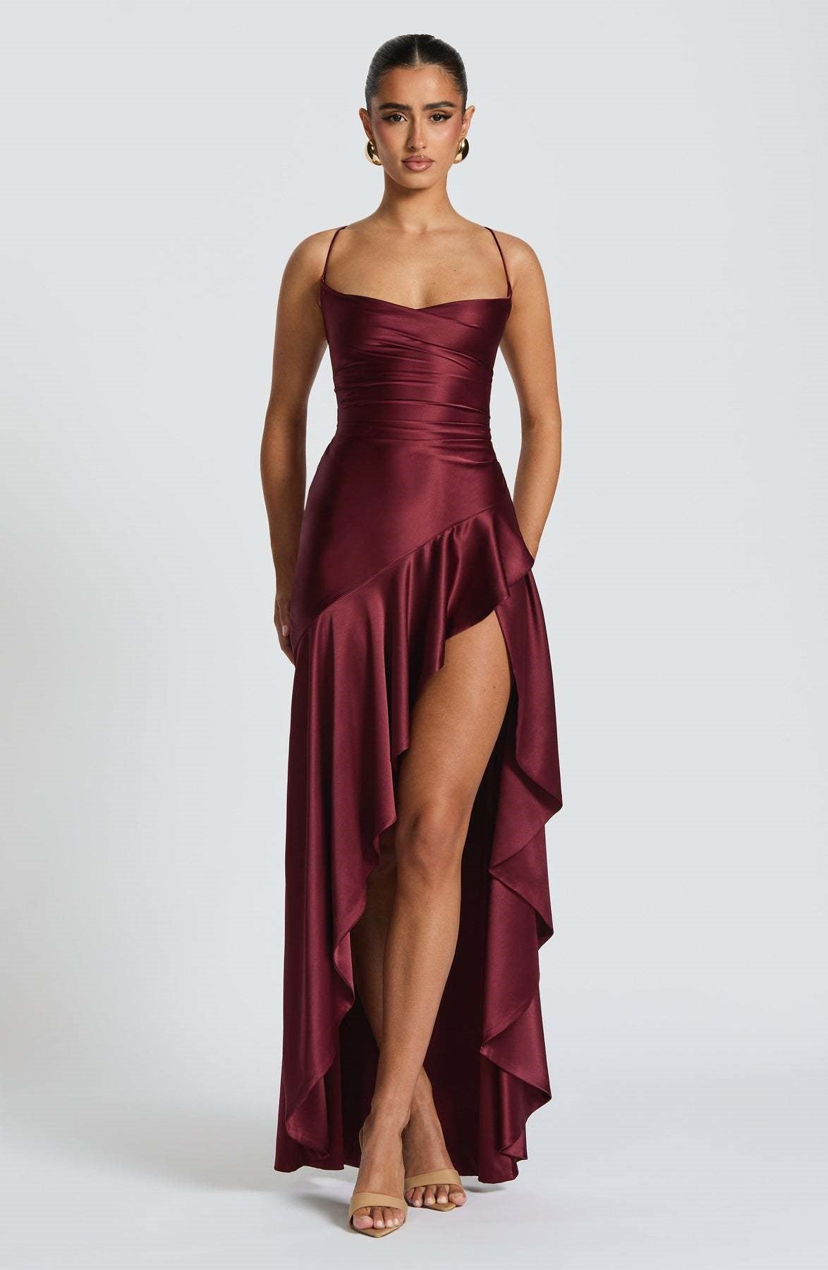 Strappy Backless Maxi Dress