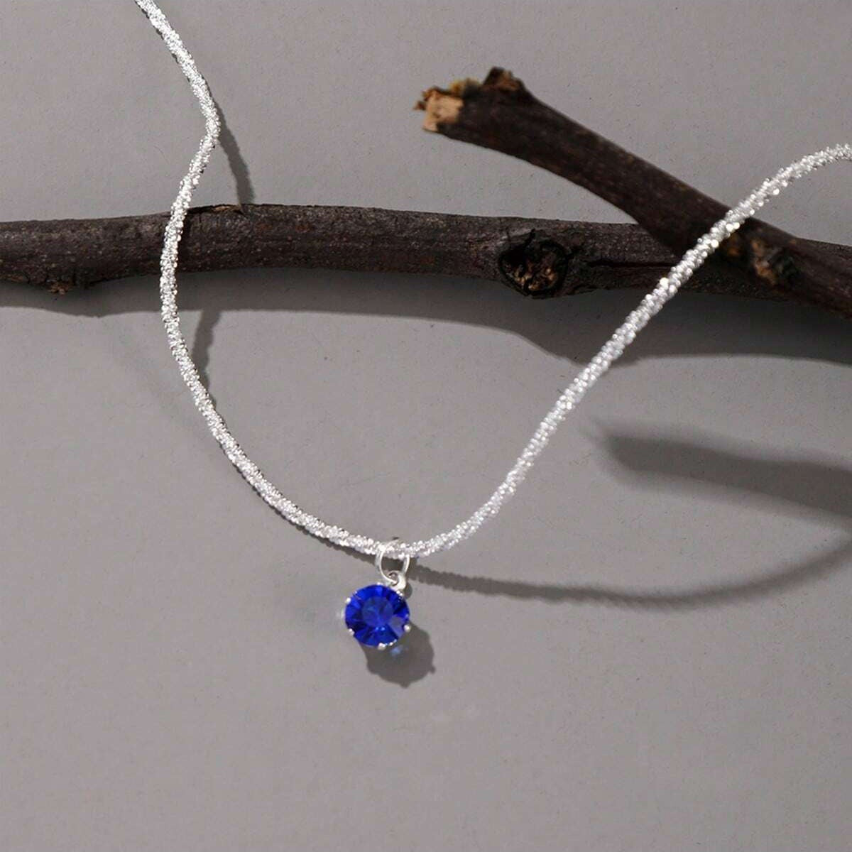 Elegant Zircon Full Diamond Necklace Clavicle Chain