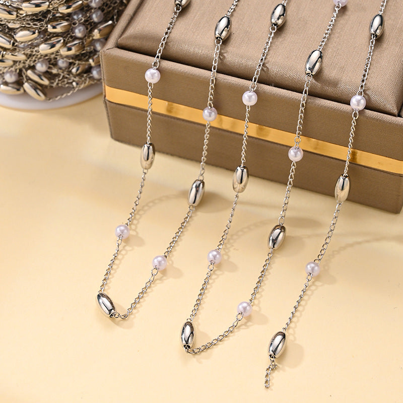 Fashion Imitation Pearl Chain Jewelry