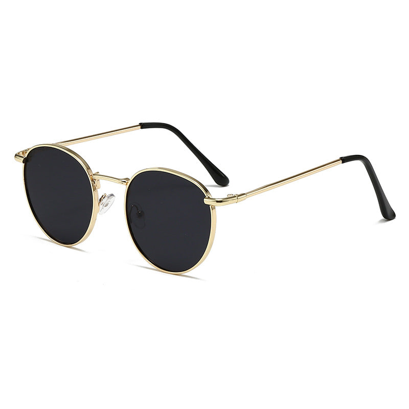 Classic Retro Small Round Frame Polarized Sunglasses