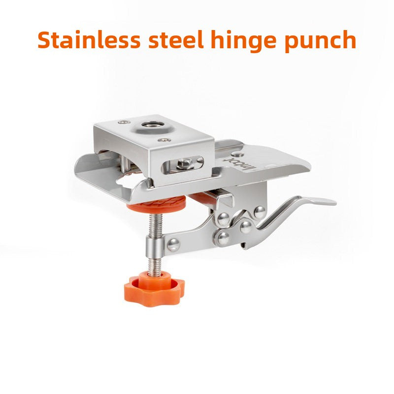 Stainless Steel Hinge Hole Opener and Drilling Limiter Tool