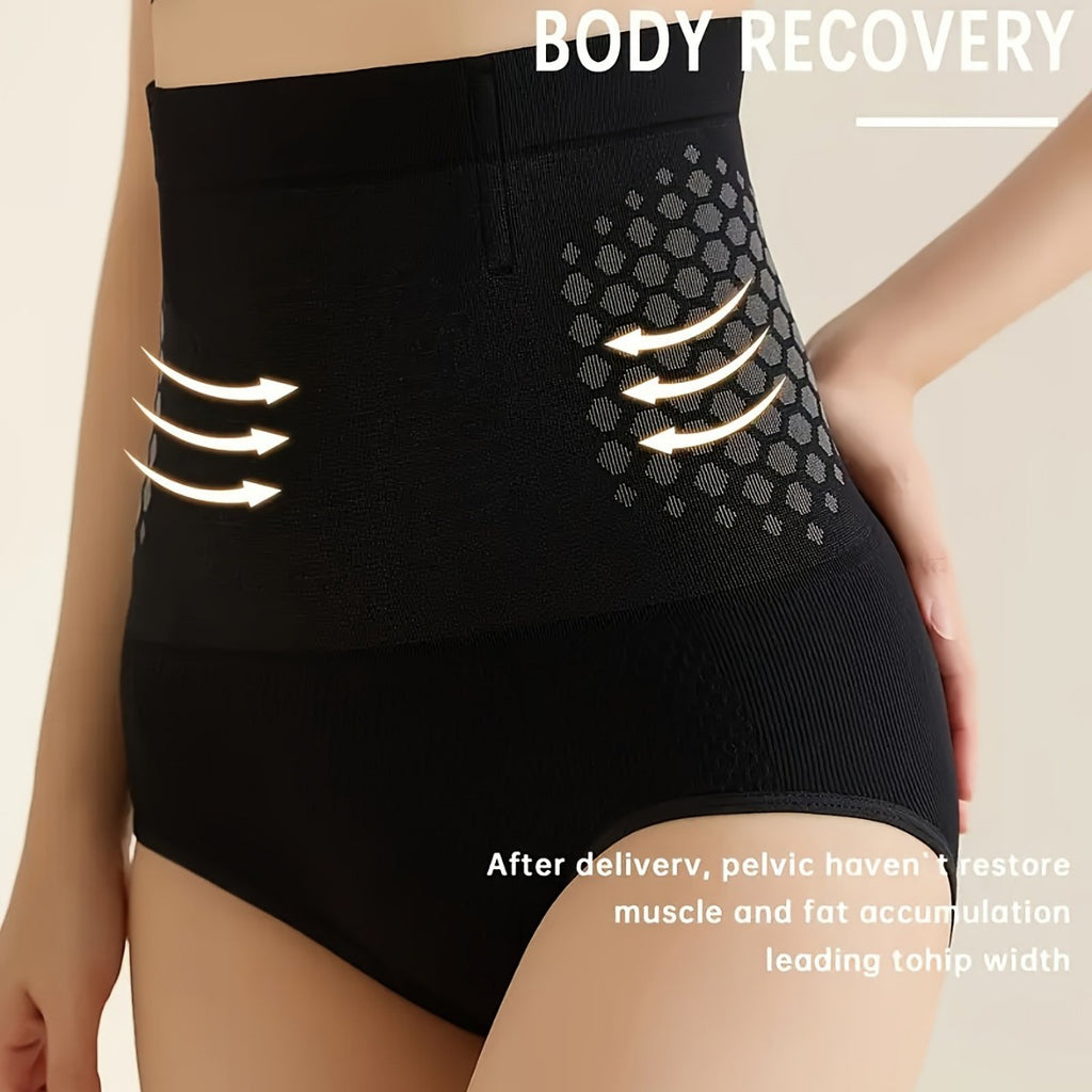 High-Waisted Seamless Tummy Control Butt-Lifting Shaping Briefs