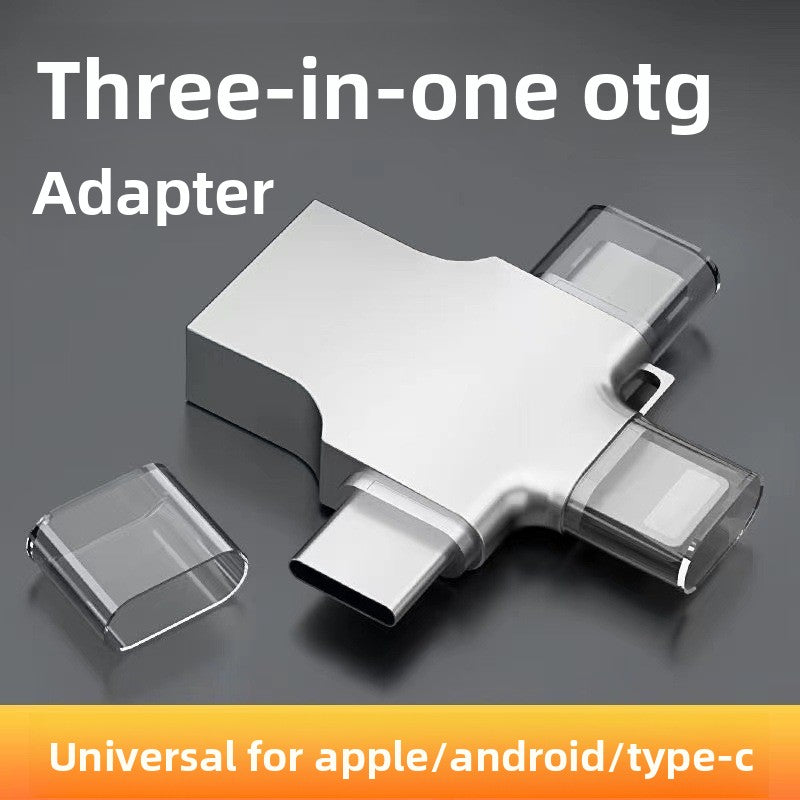 Multi-Port OTG Adapter for Android Apple Type-C Devices