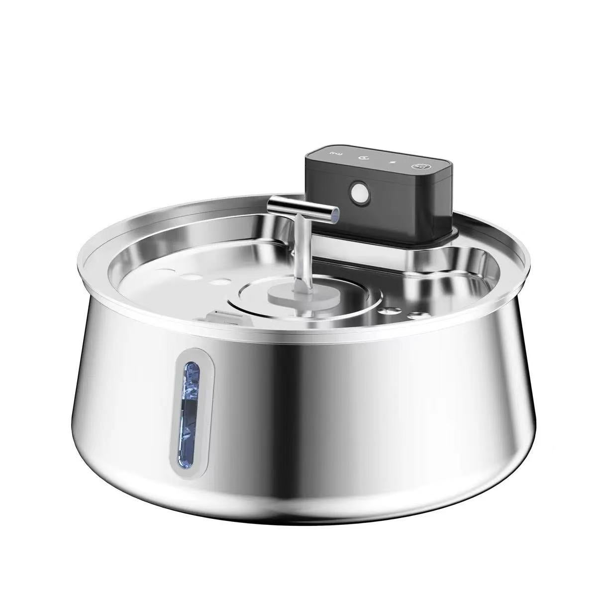 4L Stainless Steel Wireless Infrared Sensor Pet Water Fountain for Cats and Dogs
