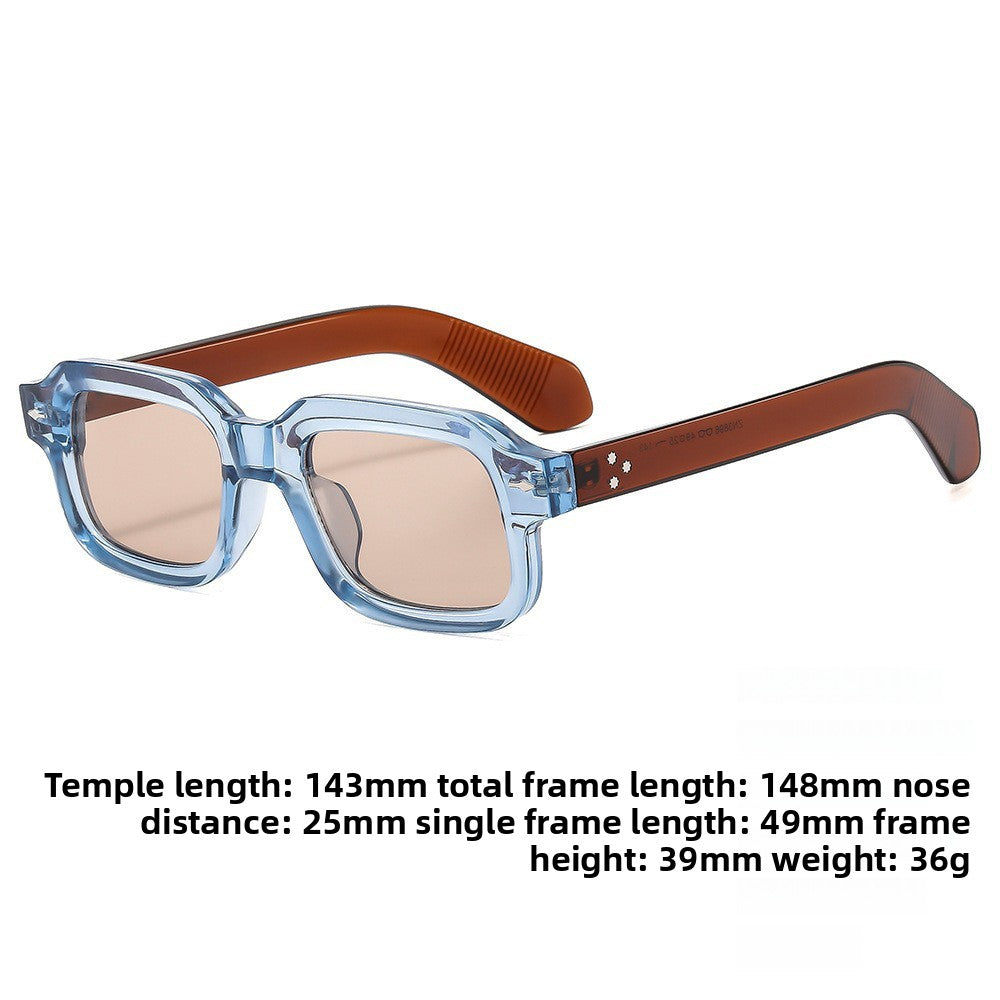 UV400 Protection Square Frame Sunglasses