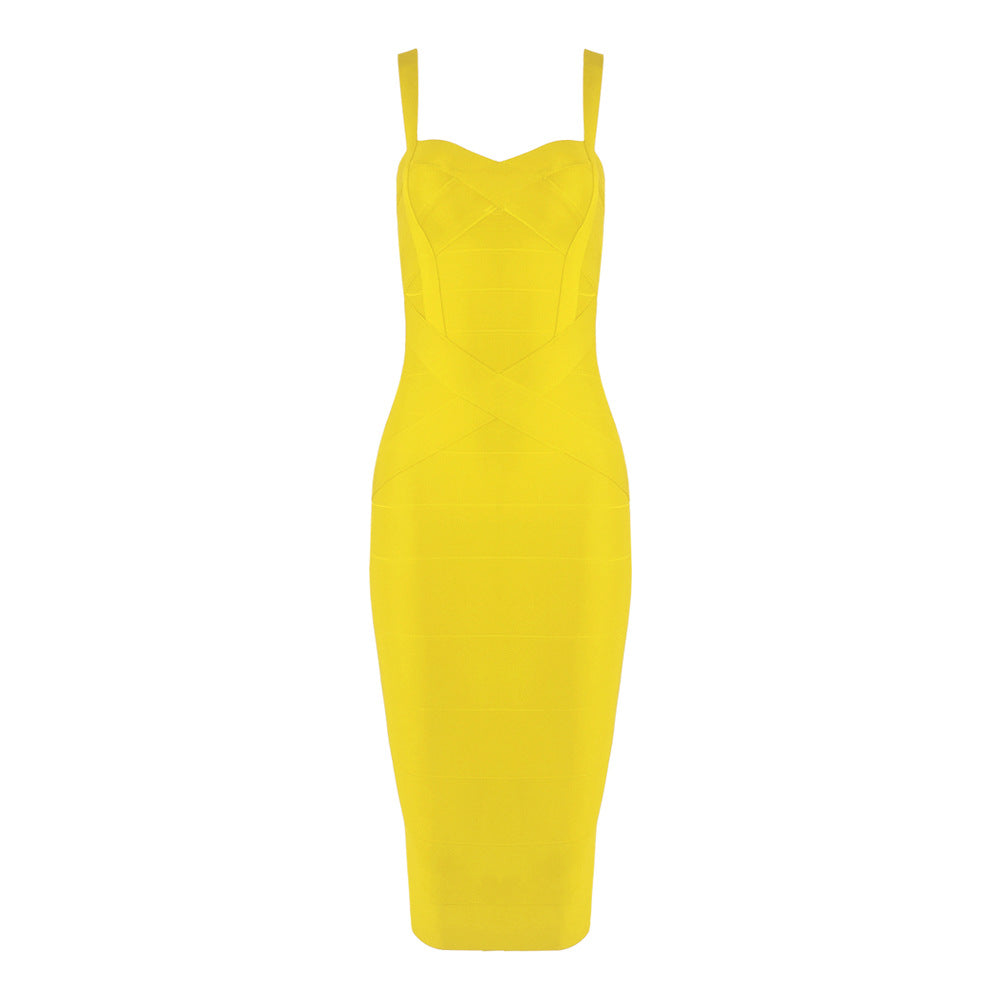 Sleeveless Bandage Bodycon Dress