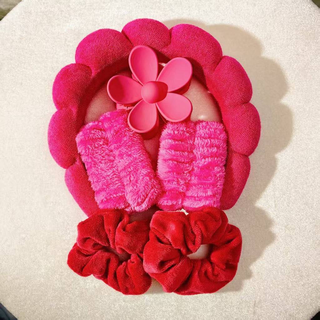 Soft Fabric Hair Accessories Set