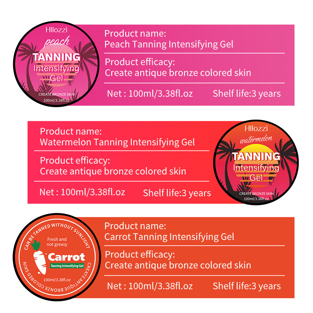 Carrot Tanning Gel Natural Self Tanning Moisturizer