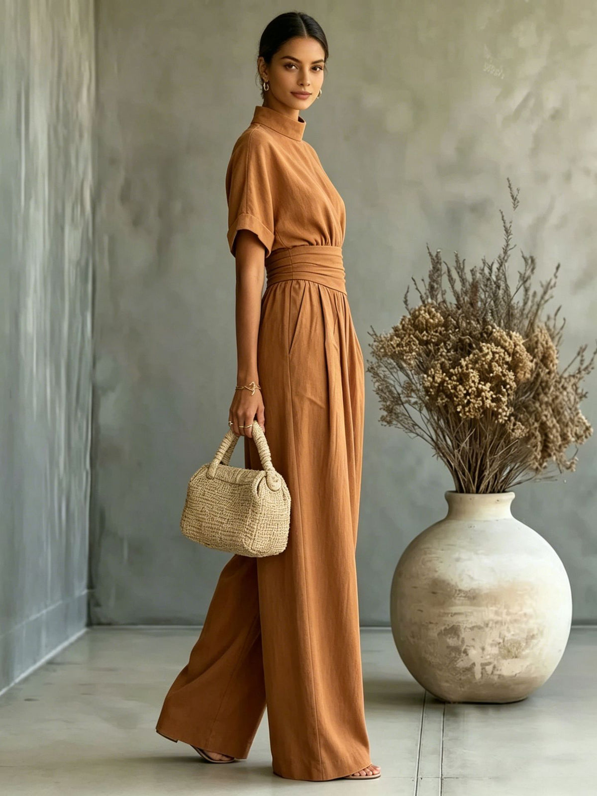Wide-leg jumpsuit