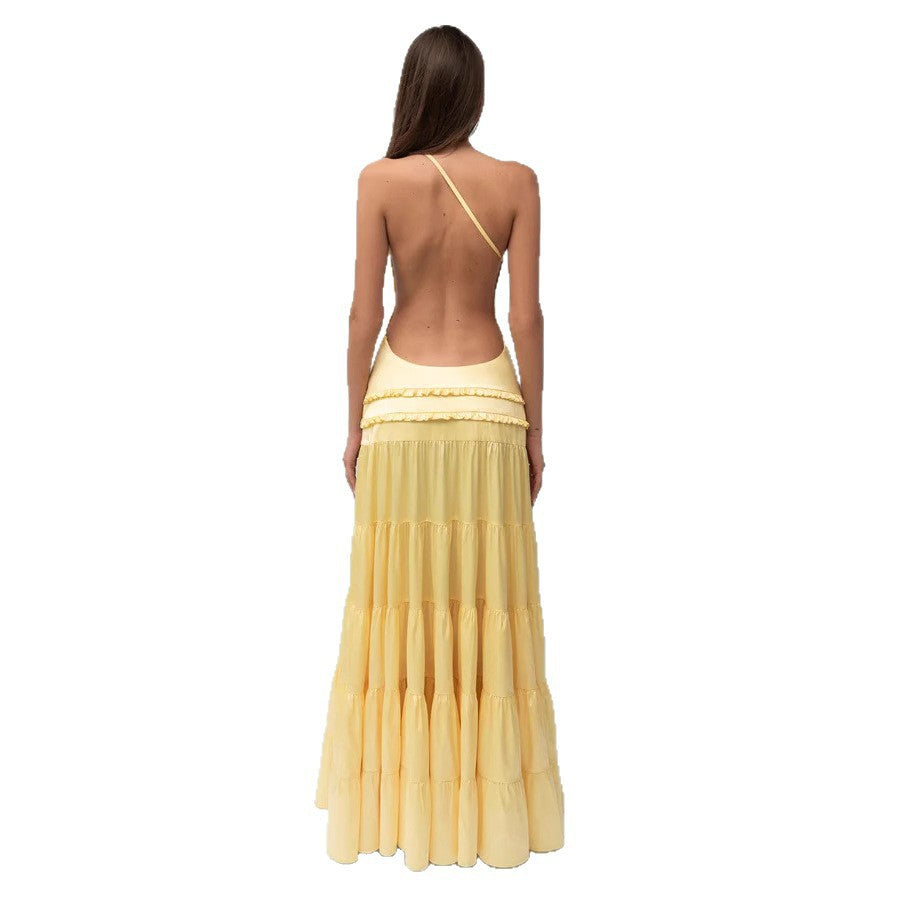 Backless Sleeveless Long Dress