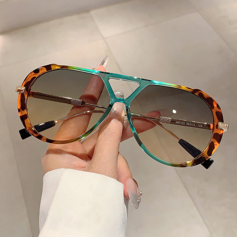 Retro Oval Sunglasses UV400 Protection