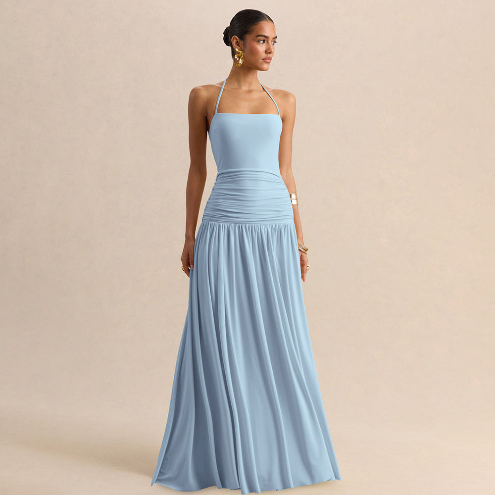 Elegant Halter Neck Dress