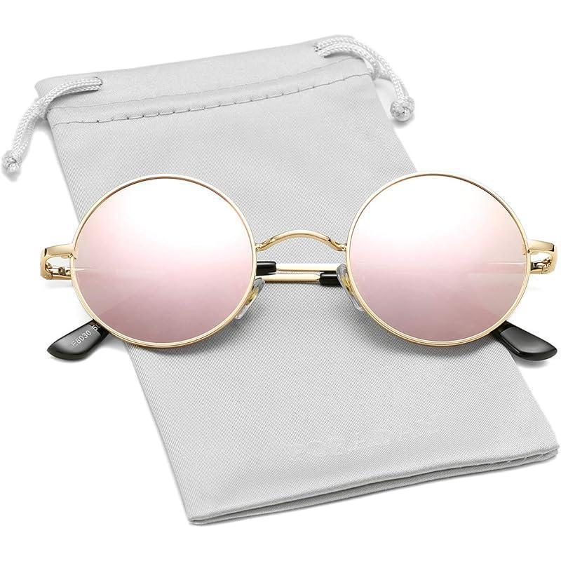 Retro Heart-Shaped Polarized Sunglasses UV Protection