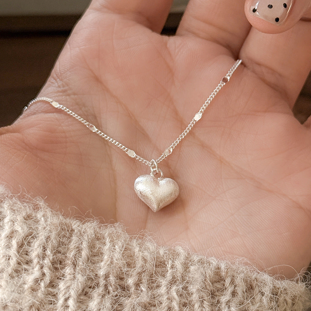 S925 Sterling Silver Heart Necklace Pendant