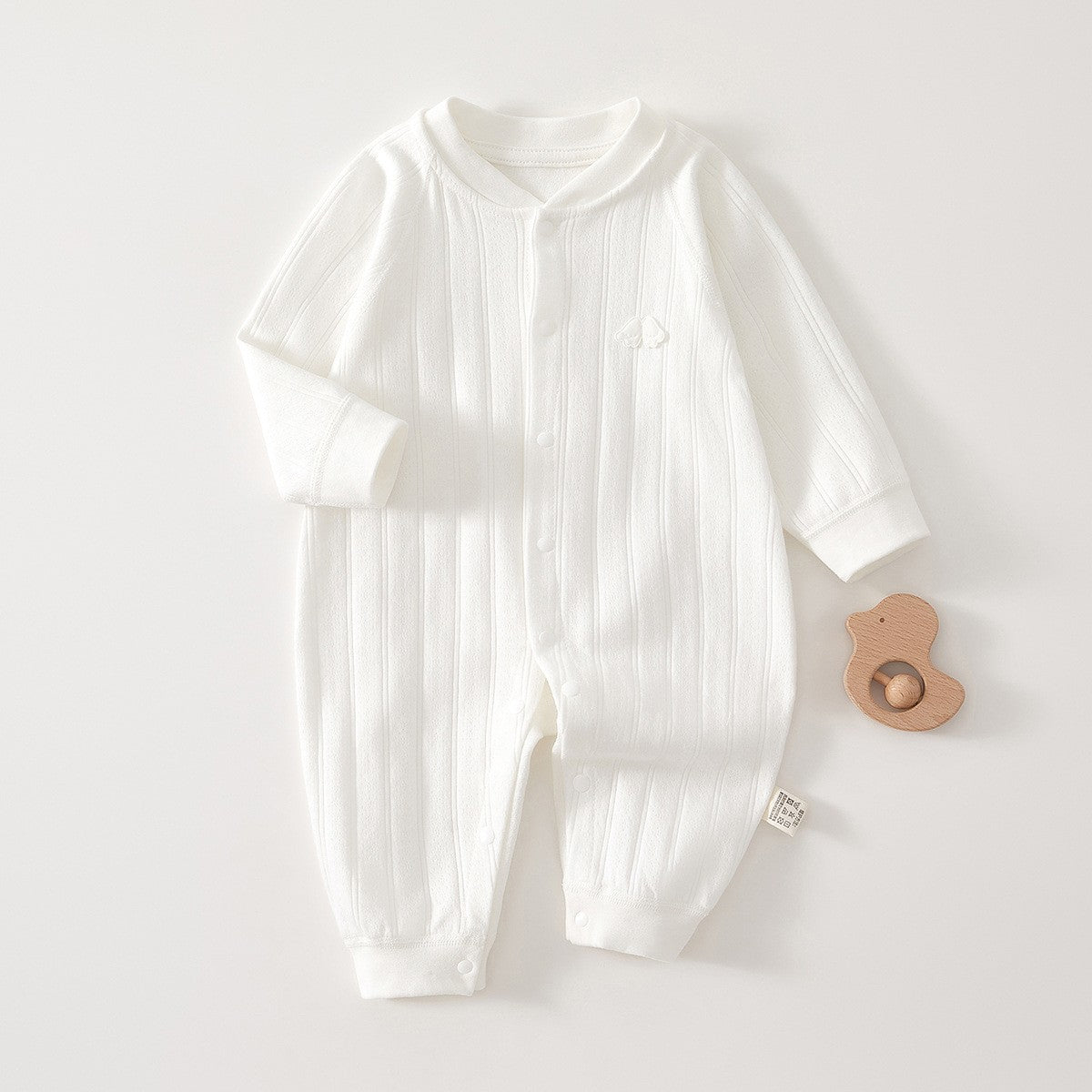 Pure Cotton Boneless Long Sleeve Newborn Baby Jumpsuit
