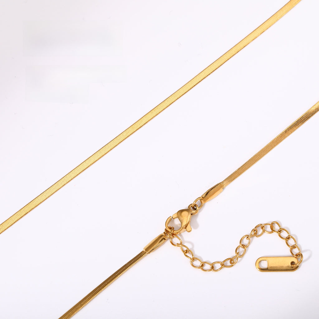 Versatile Braided Chain and Blade Necklace