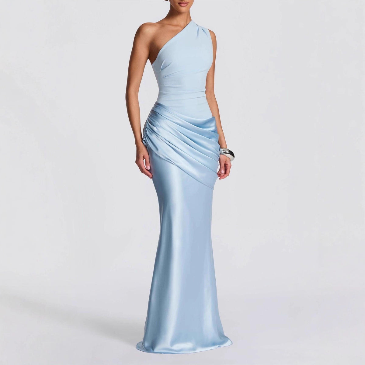Retro Drapey Slim Fit Dress