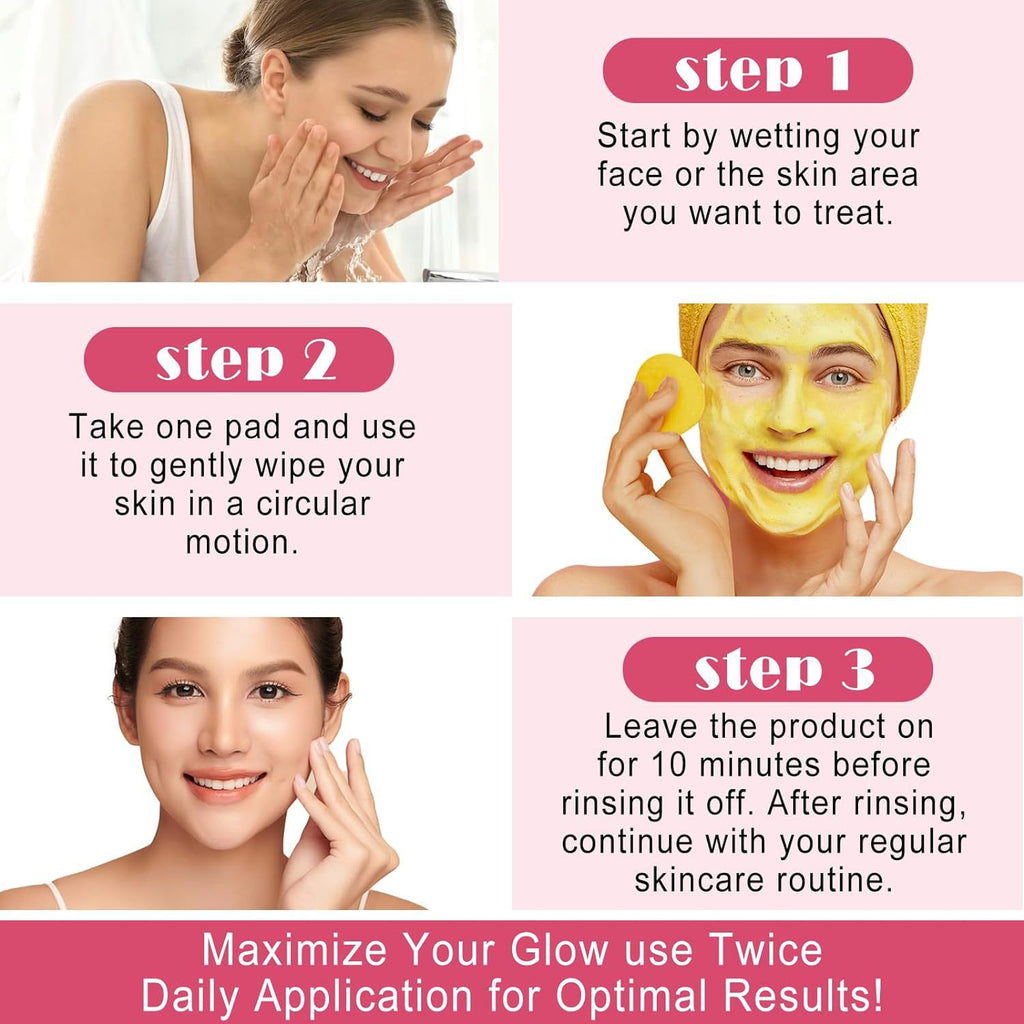 Turmeric Kojic Acid Cleansing Pads