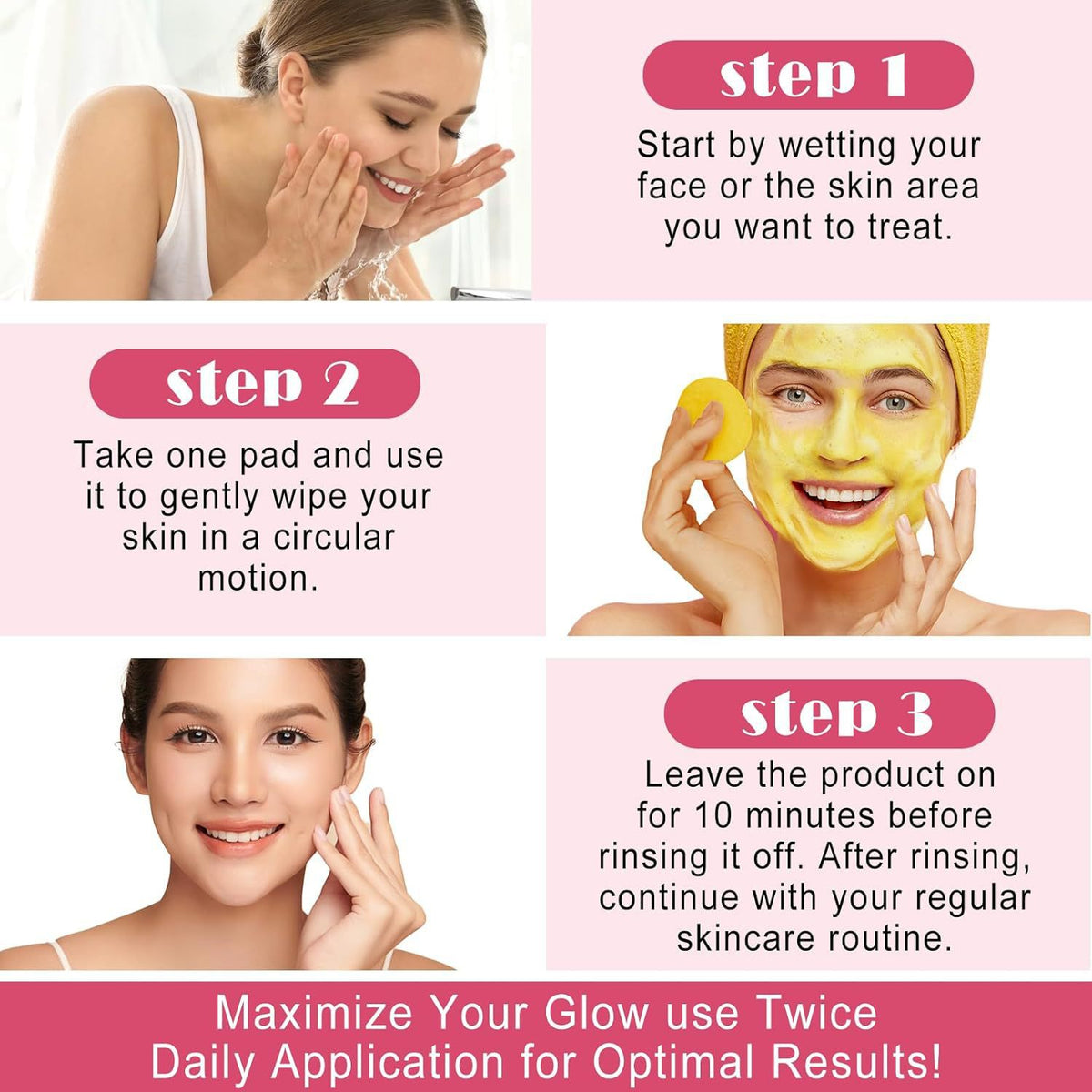 Turmeric Kojic Acid Cleansing Pads