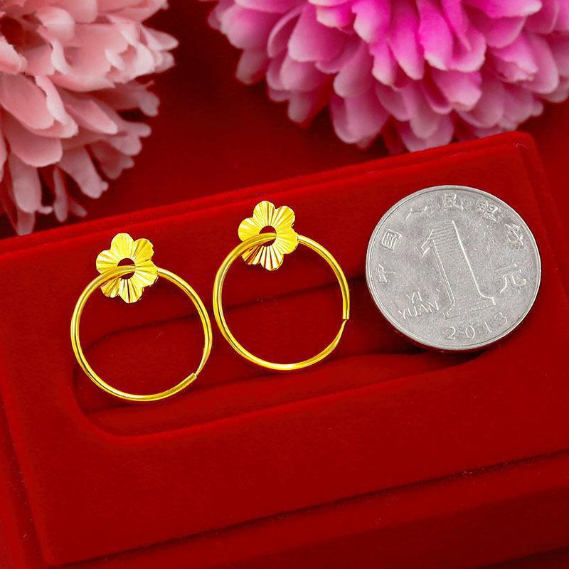 Women's Gold-Plated Alloy Earrings