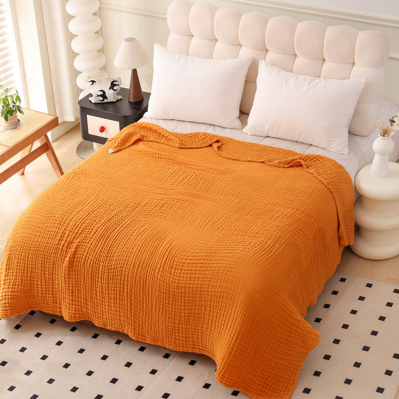 Large Size Plain Cotton Muslin Blanket