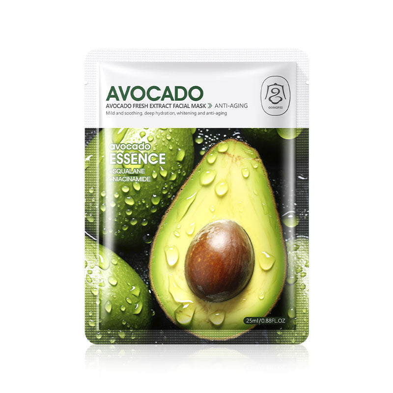 Plant Fruit Hydrating Brightening Facial Sheet Mask