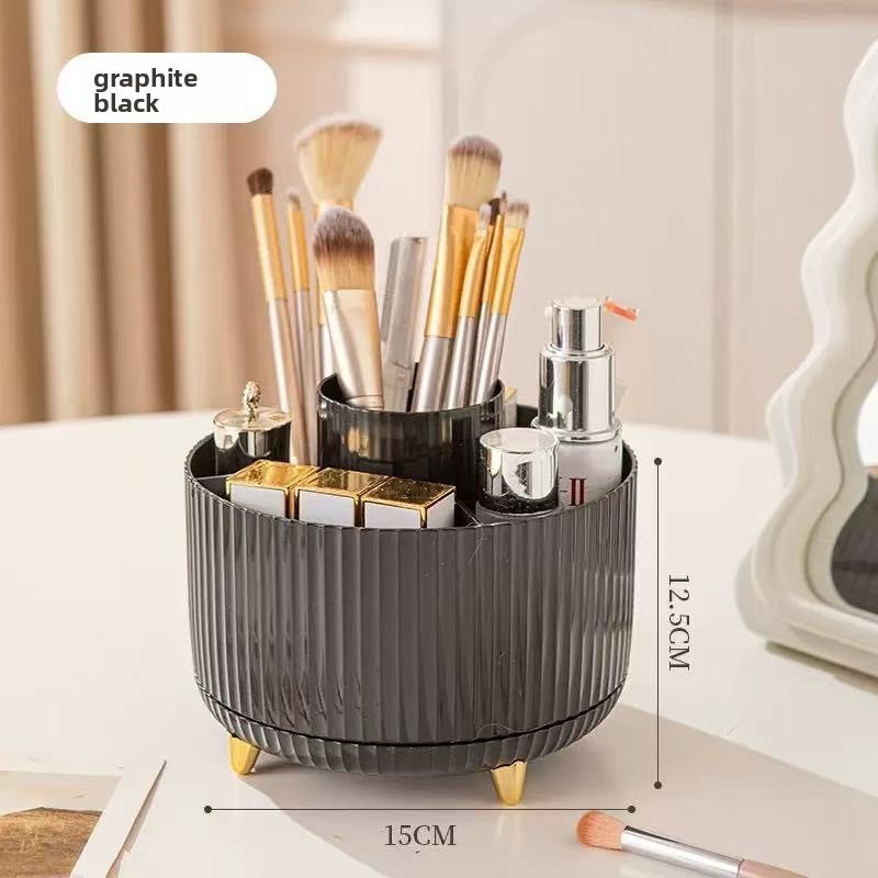 Desktop Rotary Cosmetic Brush Storage Cylinder Cosmetic Rack