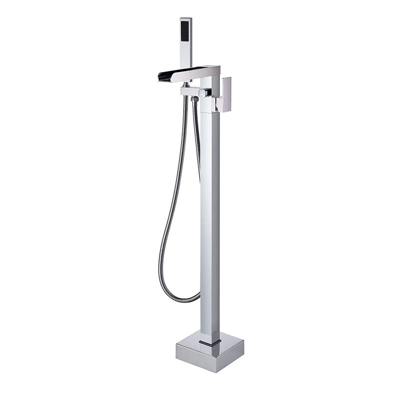 Freestanding Brass Bathtub Faucet with Shower