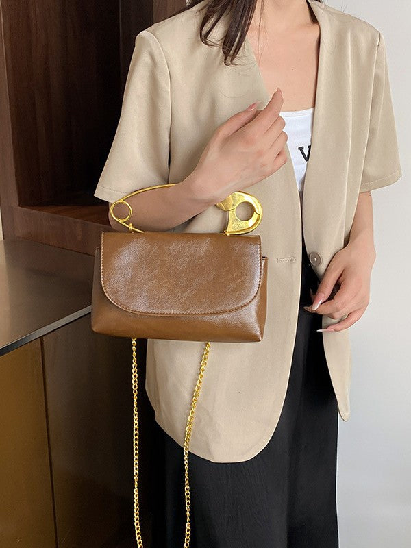 New Korean Style Versatile Chain Bag High-End Shoulder Crossbody Bag
