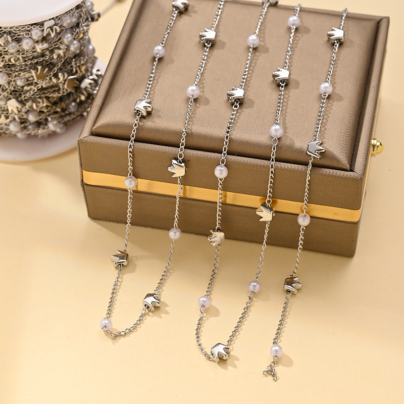 Fashion Imitation Pearl Chain Jewelry