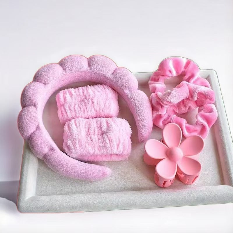 Soft Fabric Hair Accessories Set