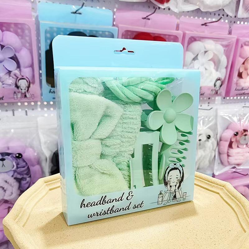 Soft Fabric Hair Accessories Set