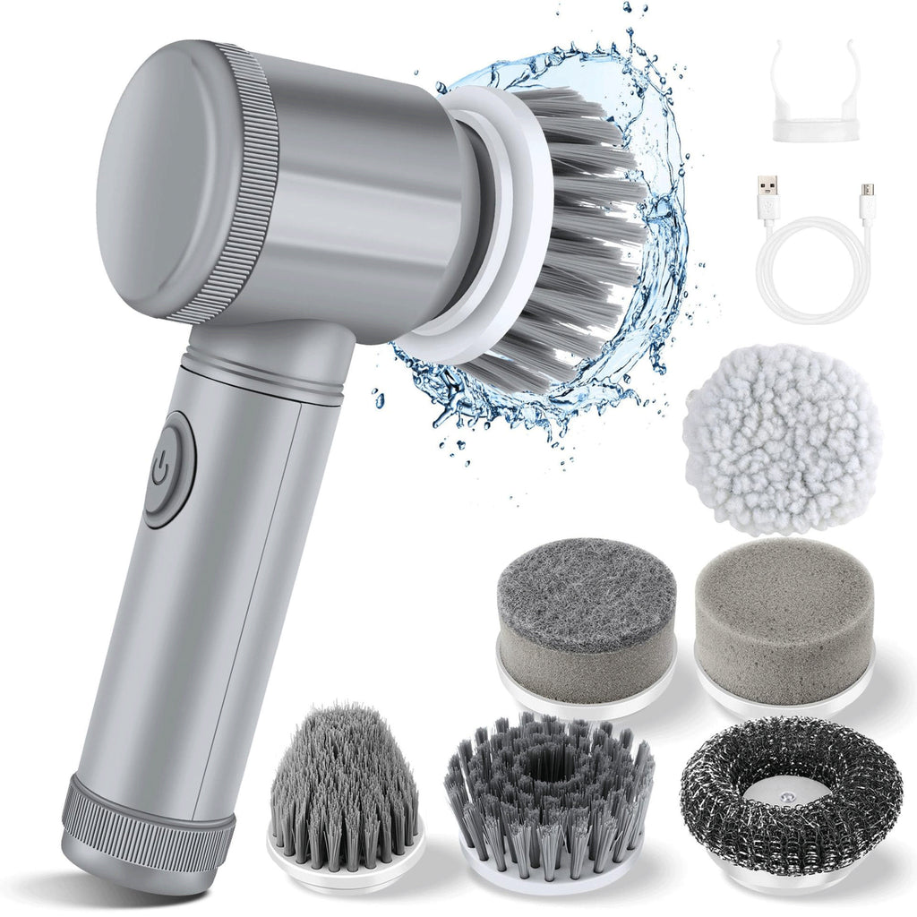 Dishwasher and pot cleaner with non-stick coating brush