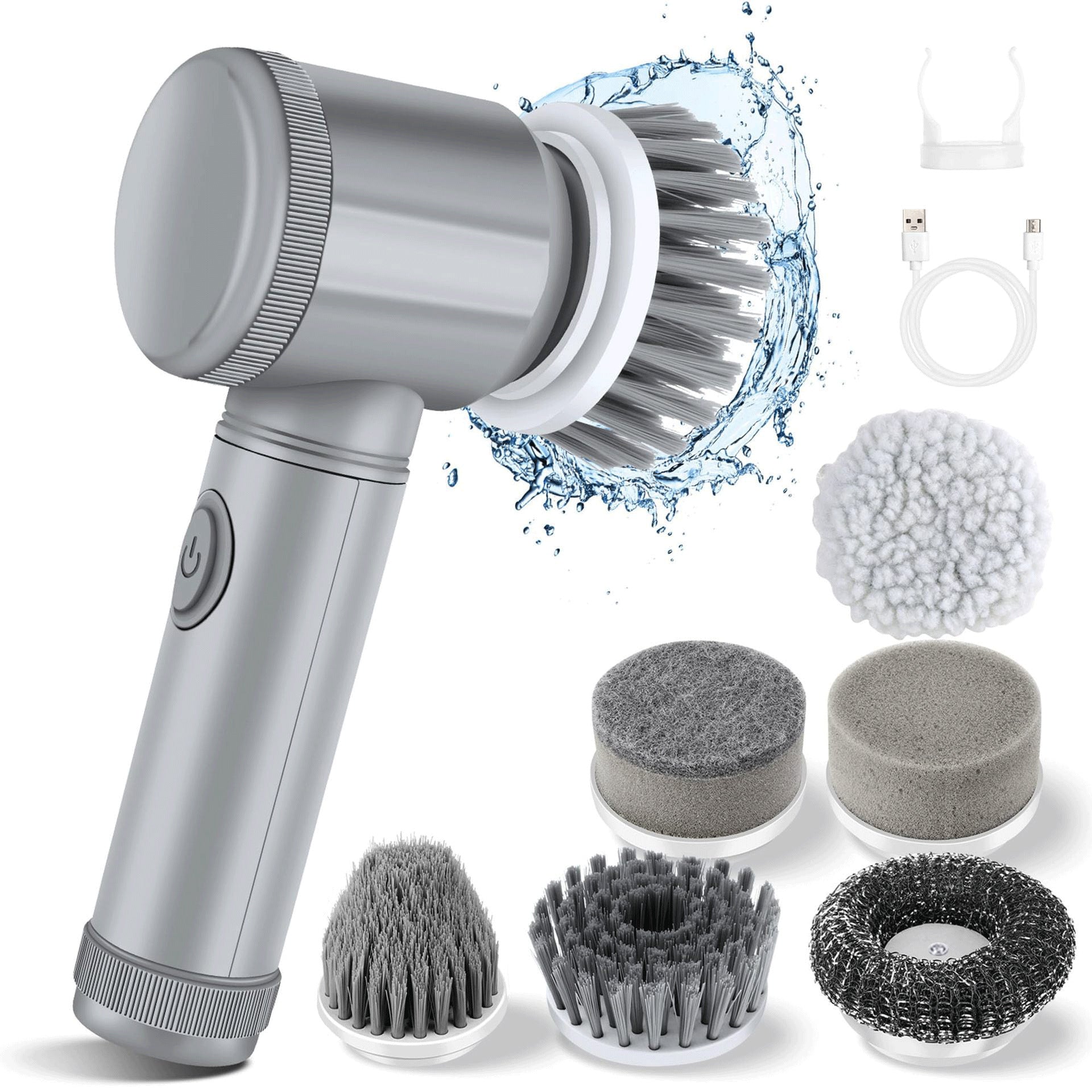 Dishwasher and pot cleaner with non-stick coating brush