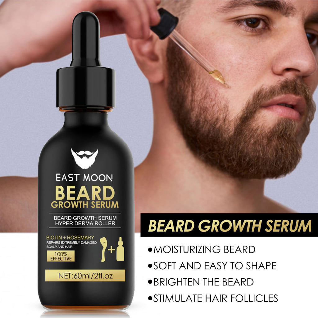 Beard Care Essence Set with Facial Roller